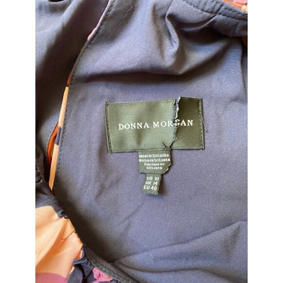 DONNA Morgan Women Floral Belted Dress BNWOT Sz 10 New - Picture 5 of 6